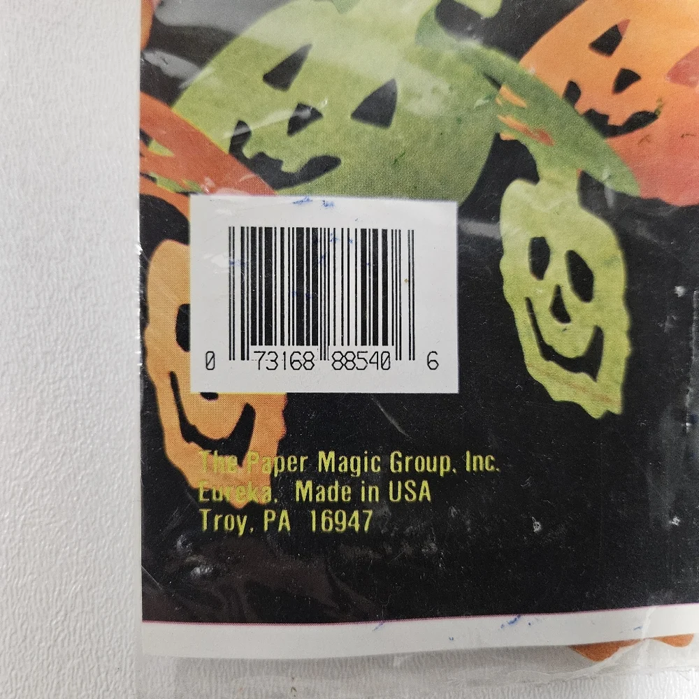 Vintage Eureka Halloween Honeycomb Tissue Garland 12' The Paper Magic Group